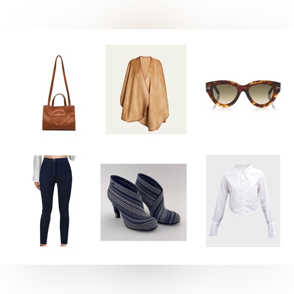 *Like New* United Nude Fold Hi Elastic Ankle Booties in Navy/White, Size 38/8 - Picture 2 of 6